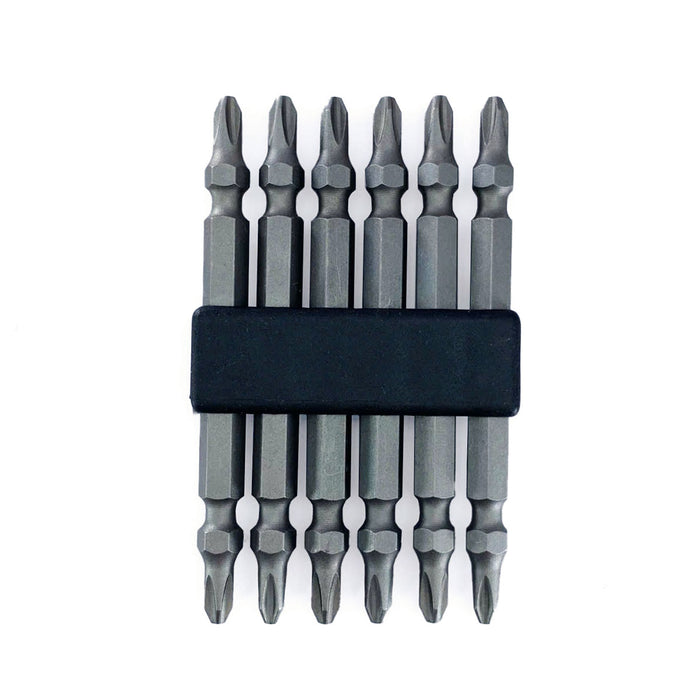 Vĩ 6 mũi vặn vít 2 đầu bake Makita B-90059 kích thước PH2, dài 82mm