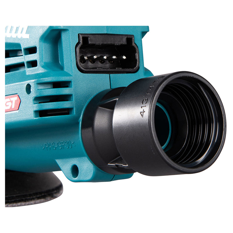 Máy chà nhám quỹ đạo tròn 5mm Makita BO001CG dùng Pin 40Vmax XGT thông qua ổ cắm rời, đế chà nhám 125mm