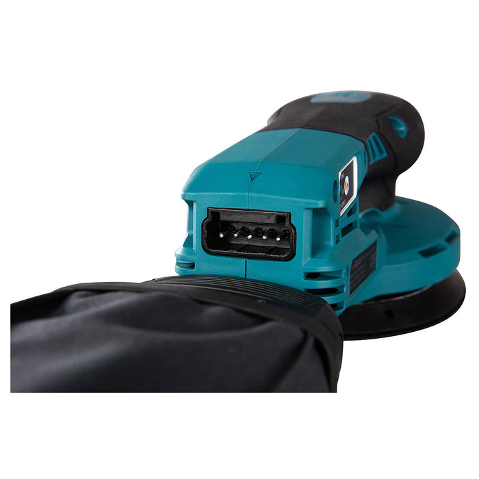 Máy chà nhám quỹ đạo tròn 5mm Makita BO001CG dùng Pin 40Vmax XGT thông qua ổ cắm rời, đế chà nhám 125mm