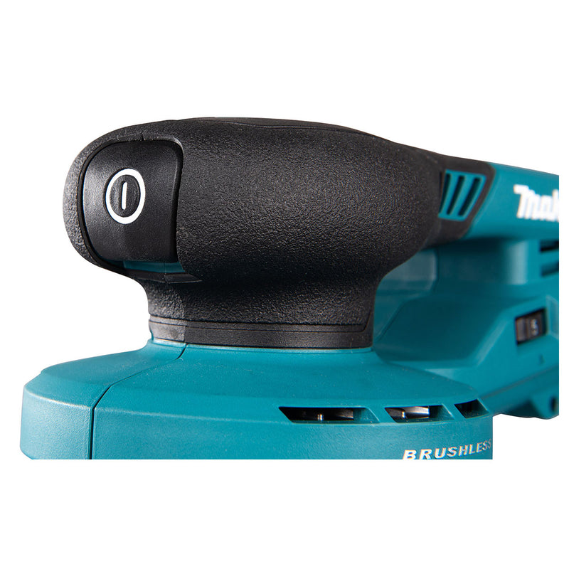 Máy chà nhám quỹ đạo tròn 5mm Makita BO001CG dùng Pin 40Vmax XGT thông qua ổ cắm rời, đế chà nhám 125mm