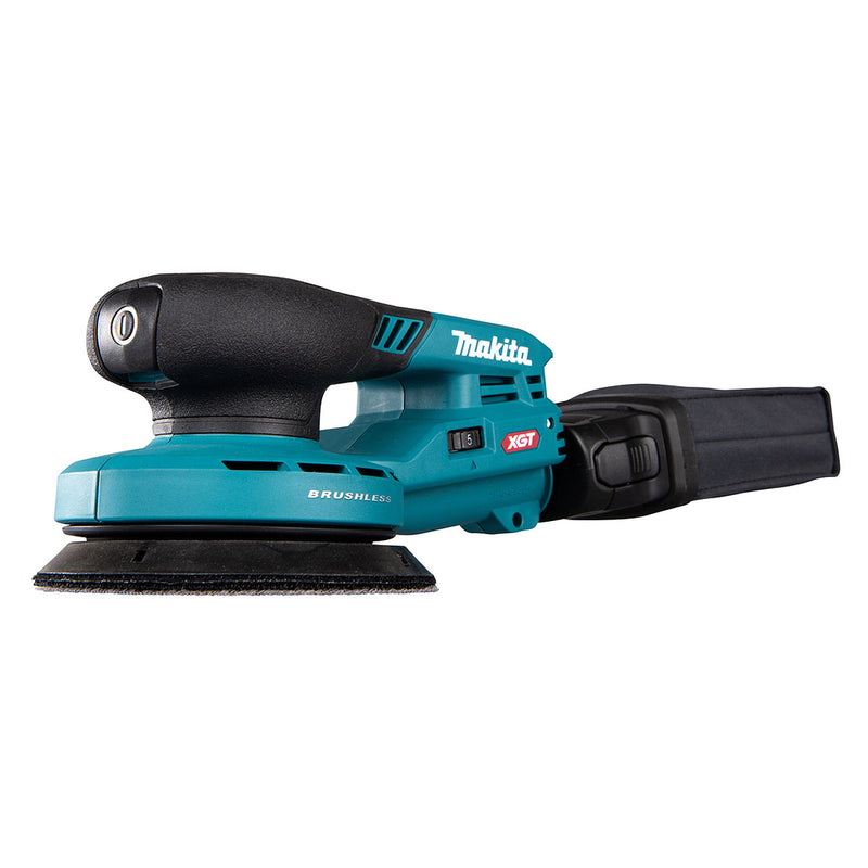 Máy chà nhám quỹ đạo tròn 5mm Makita BO001CG dùng Pin 40Vmax XGT thông qua ổ cắm rời, đế chà nhám 125mm