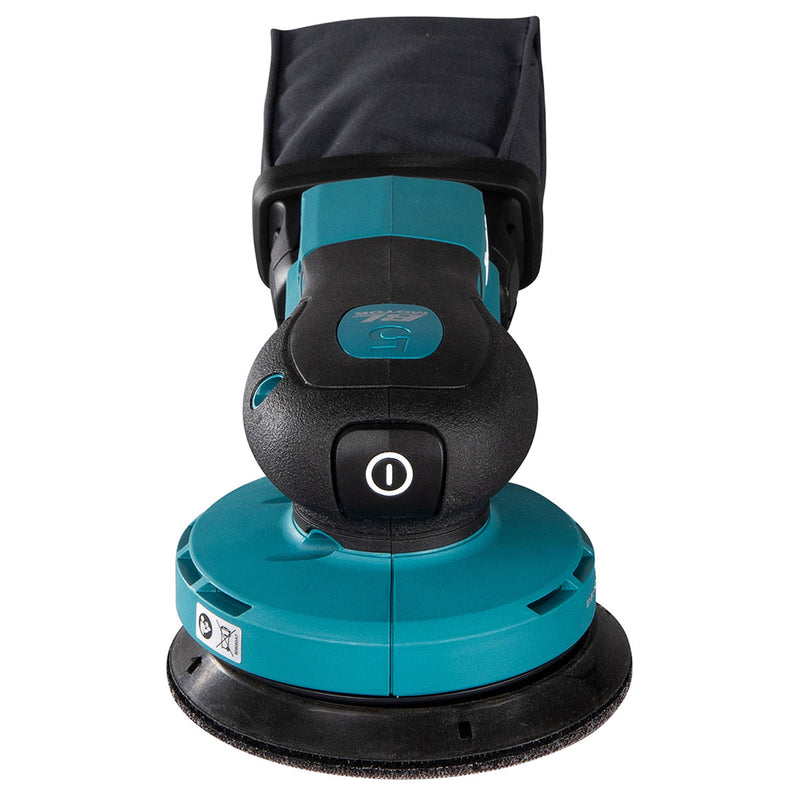 Máy chà nhám quỹ đạo tròn 5mm Makita BO001CG dùng Pin 40Vmax XGT thông qua ổ cắm rời, đế chà nhám 125mm