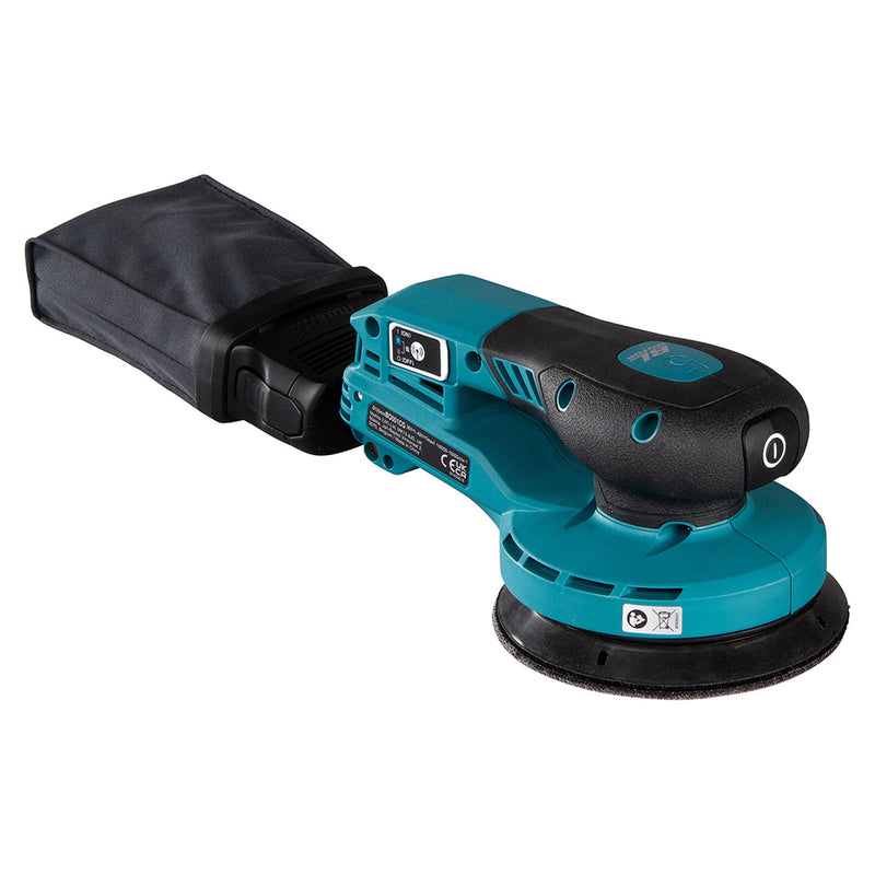 Máy chà nhám quỹ đạo tròn 5mm Makita BO001CG dùng Pin 40Vmax XGT thông qua ổ cắm rời, đế chà nhám 125mm