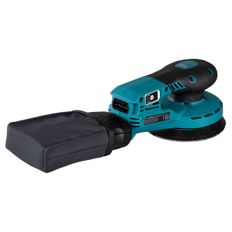Máy chà nhám quỹ đạo tròn 5mm Makita BO001CG dùng Pin 40Vmax XGT thông qua ổ cắm rời, đế chà nhám 125mm