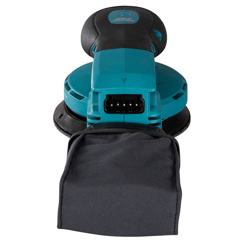 Máy chà nhám quỹ đạo tròn 5mm Makita BO001CG dùng Pin 40Vmax XGT thông qua ổ cắm rời, đế chà nhám 125mm