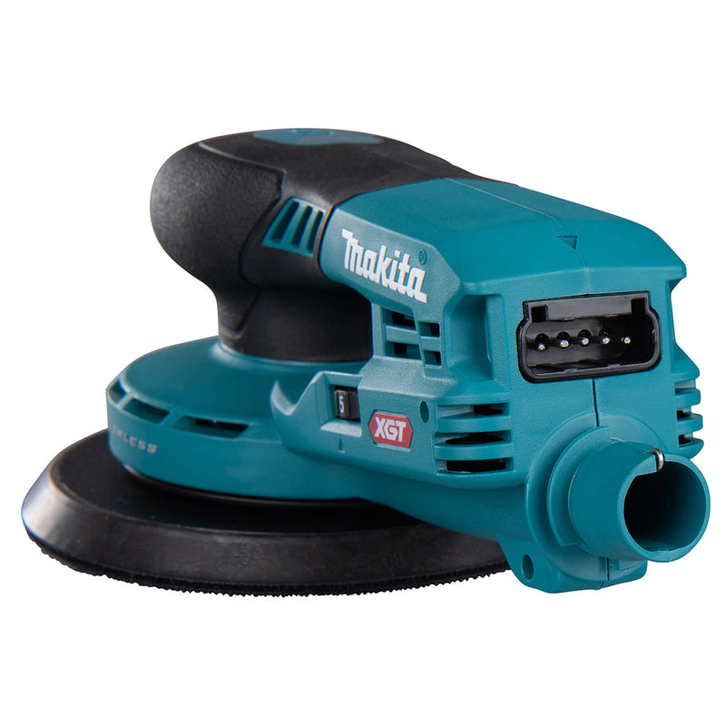 Máy chà nhám quỹ đạo tròn 5mm Makita BO002CG dùng Pin 40Vmax XGT thông qua ổ cắm rời, đế chà nhám 150mm