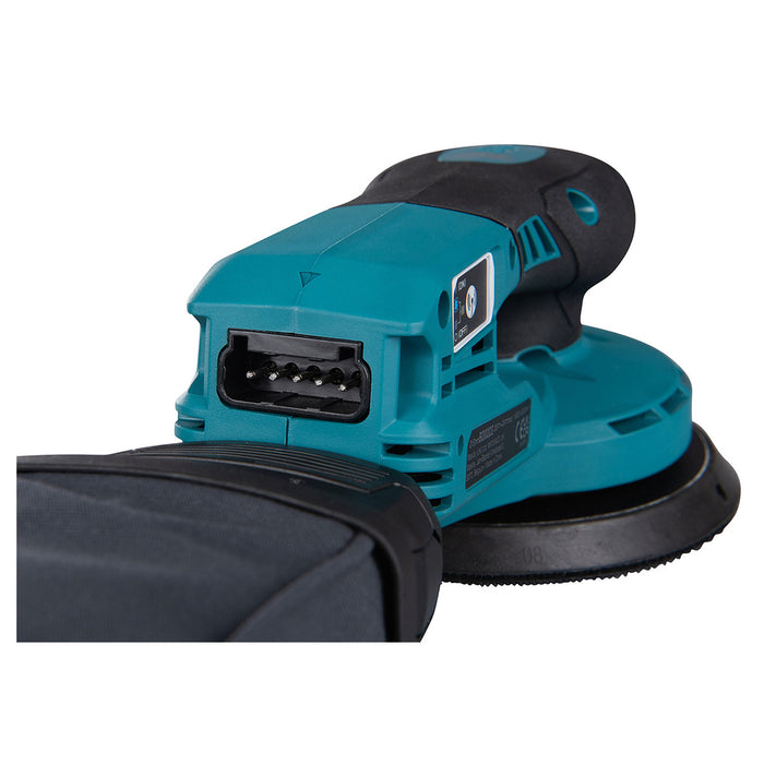 Máy chà nhám quỹ đạo tròn 5mm Makita BO002CG dùng Pin 40Vmax XGT thông qua ổ cắm rời, đế chà nhám 150mm