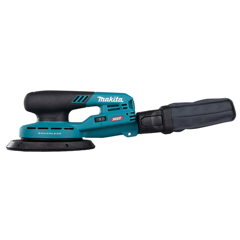 Máy chà nhám quỹ đạo tròn 5mm Makita BO002CG dùng Pin 40Vmax XGT thông qua ổ cắm rời, đế chà nhám 150mm