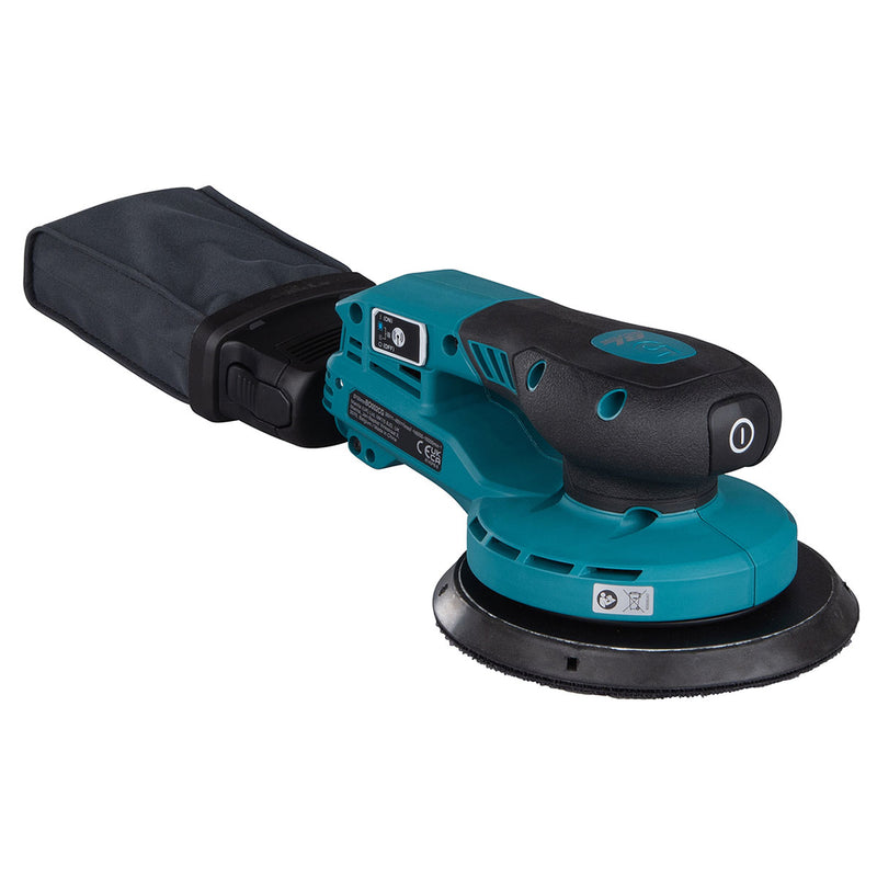 Máy chà nhám quỹ đạo tròn 5mm Makita BO002CG dùng Pin 40Vmax XGT thông qua ổ cắm rời, đế chà nhám 150mm