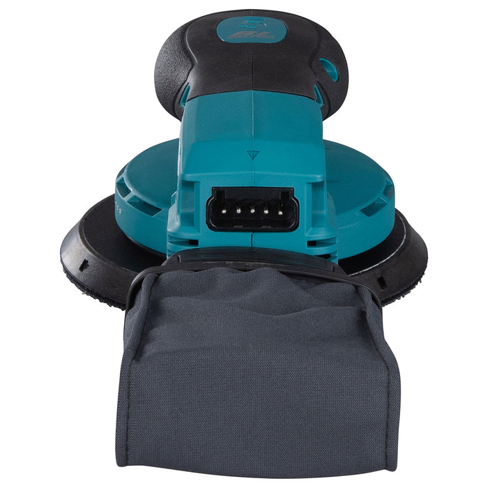 Máy chà nhám quỹ đạo tròn 5mm Makita BO002CG dùng Pin 40Vmax XGT thông qua ổ cắm rời, đế chà nhám 150mm