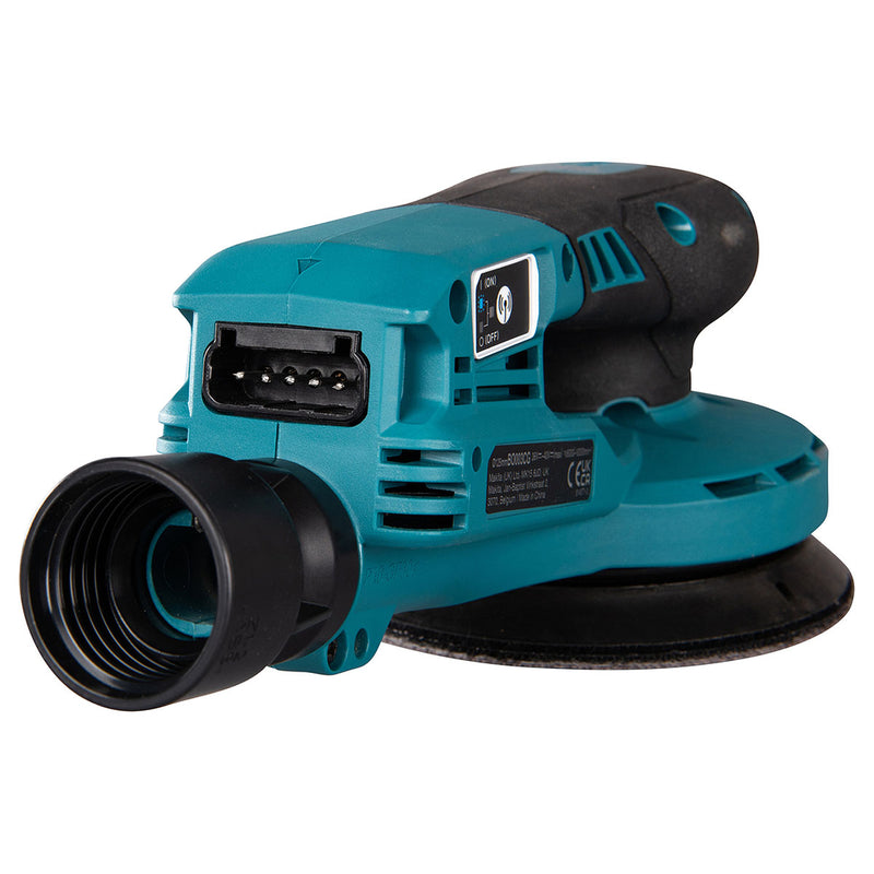 Máy chà nhám quỹ đạo tròn 3mm Makita BO003CG dùng Pin 40Vmax XGT thông qua ổ cắm rời, đế chà nhám 125mm