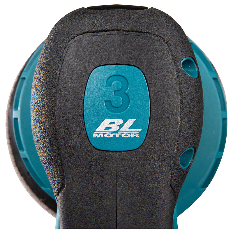 Máy chà nhám quỹ đạo tròn 3mm Makita BO003CG dùng Pin 40Vmax XGT thông qua ổ cắm rời, đế chà nhám 125mm