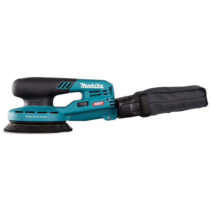 Máy chà nhám quỹ đạo tròn 3mm Makita BO003CG dùng Pin 40Vmax XGT thông qua ổ cắm rời, đế chà nhám 125mm