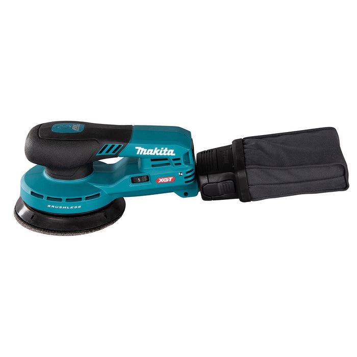 Máy chà nhám quỹ đạo tròn 3mm Makita BO003CG dùng Pin 40Vmax XGT thông qua ổ cắm rời, đế chà nhám 125mm