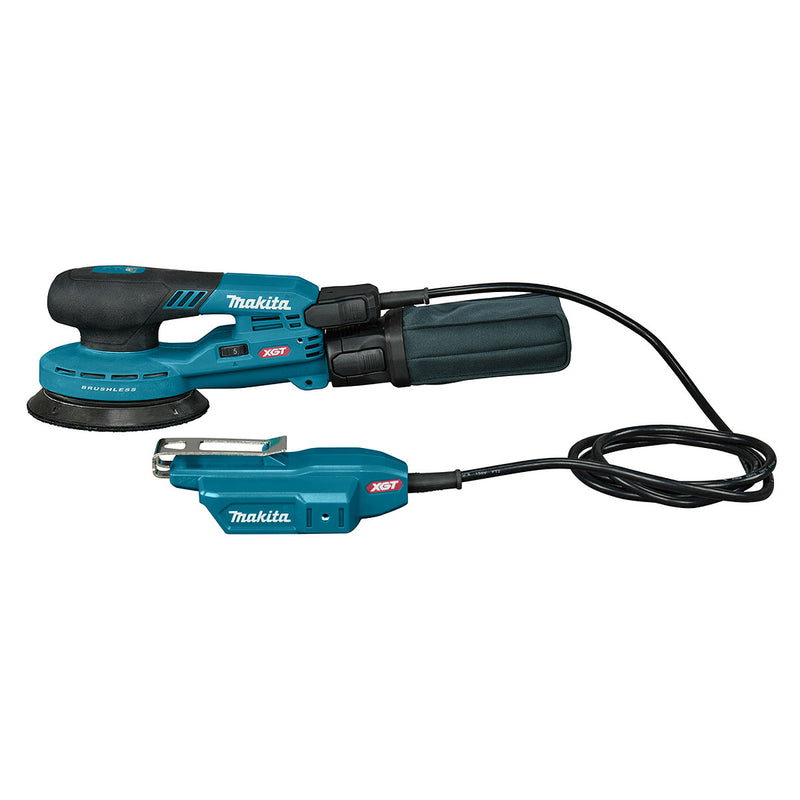 Máy chà nhám quỹ đạo tròn 3mm Makita BO003CG dùng Pin 40Vmax XGT thông qua ổ cắm rời, đế chà nhám 125mm