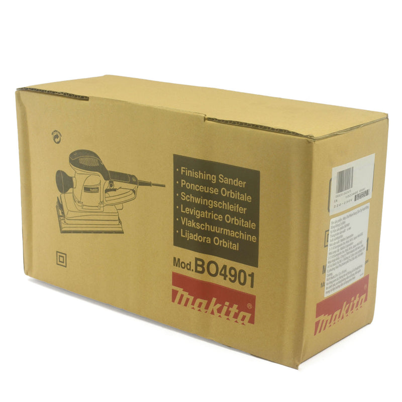 Máy chà nhám rung Makita BO4901 công suất 330W, kích thước đế nhám 115 x 229mm