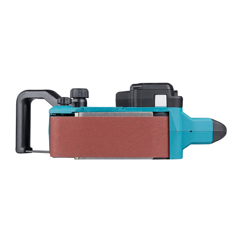 Máy chà nhám băng Makita BS001G dùng Pin 40Vmax XGT, kích thước băng nhám 76mm x 533mm, công nghệ AWS