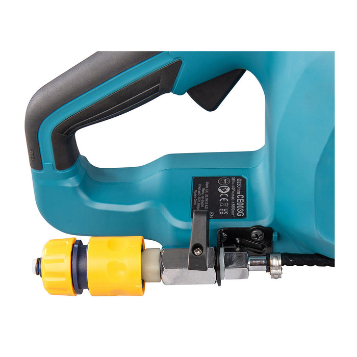 Máy cắt hạng nặng Makita CE003G dùng Pin 40Vmax XGT, đường kính lưỡi 230mm, công nghệ AFT, XPT