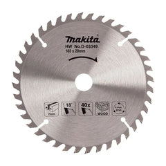 D-03349: Đường kính 165mm, 40 răng kiểu ATB ( 1 lưỡi/hộp )