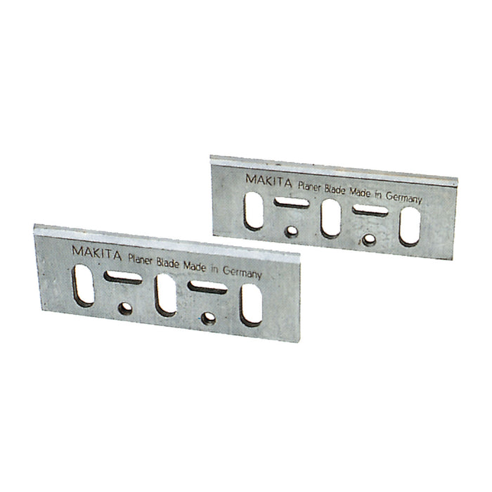 Hộp 2 lưỡi bào gỗ Makita chất liệu TC, kích thước từ 82mm-110mm ( Cấp 2 sao )