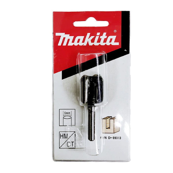 Mũi phay thẳng 2 cạnh lưỡi hệ mét Makita cốt 6mm, đường kính hiệu dụng từ 6mm-20mm ( Cấp 3 sao )