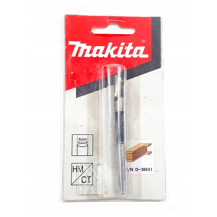 Mũi phay tỉa mép 2 cạnh gỗ hệ mét Makita D-09341 cốt 6mm, đường kính hiệu dụng 6mm ( Cấp 3 sao )