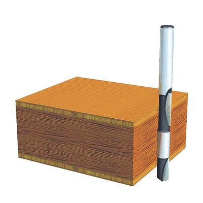 Mũi phay tỉa mép 2 cạnh gỗ hệ inch Makita D-69381 cốt 1/2 inch, đường kính hiệu dụng 3/8 inch ( Cấp 2 sao )