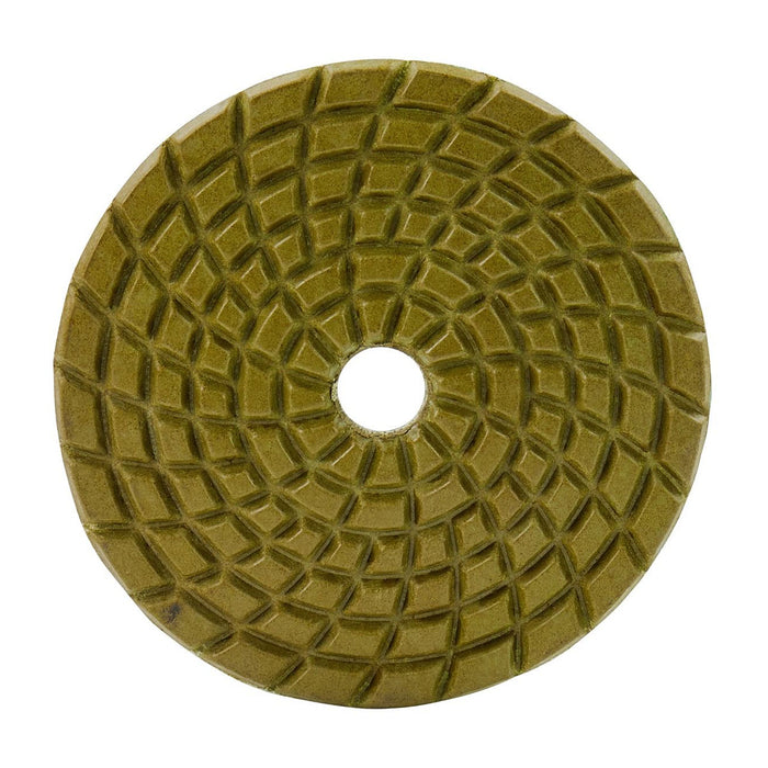 Tấm đệm đánh bóng Makita cho đá hoa cương, đá cẩm thạch đường kính 100mm, cỡ hạt từ 100-1500, dùng với đế gai ( Cấp 3 sao )