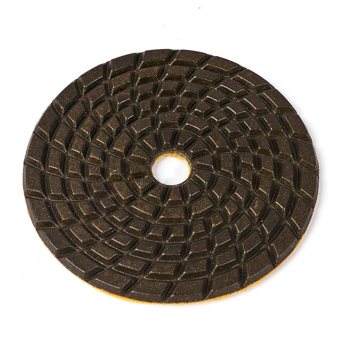 Tấm đệm đánh bóng Makita cho đá hoa cương, đá cẩm thạch đường kính 100mm, cỡ hạt từ 100-1500, dùng với đế gai ( Cấp 3 sao )