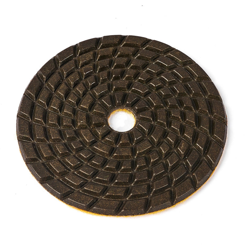 Tấm đệm đánh bóng Makita cho đá hoa cương, đá cẩm thạch đường kính 100mm, cỡ hạt từ 100-1500, dùng với đế gai ( Cấp 3 sao )