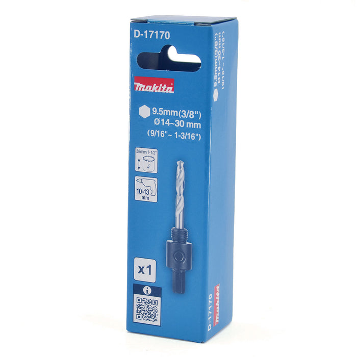 Đầu chuyển đổi kèm mũi định tâm dùng cho mũi khoét lỗ Makita đuôi lục giác 9.5mm và 11mm ( Cấp 2 sao )