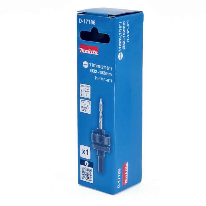 Đầu chuyển đổi kèm mũi định tâm dùng cho mũi khoét lỗ Makita đuôi lục giác 9.5mm và 11mm ( Cấp 2 sao )