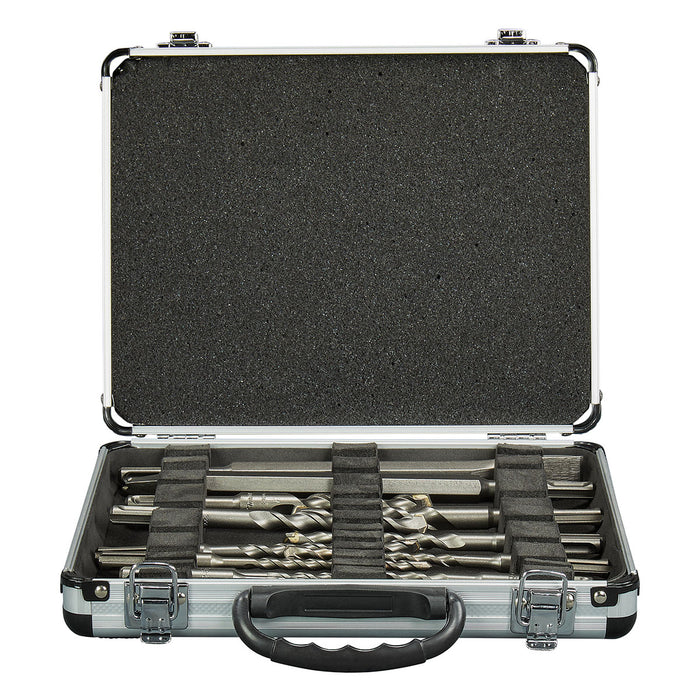 Bộ mũi khoan và đục bê tông TCT 13 chi tiết Makita D-20111 kích thước từ 5mm - 16mm, đuôi gài SDS-Plus