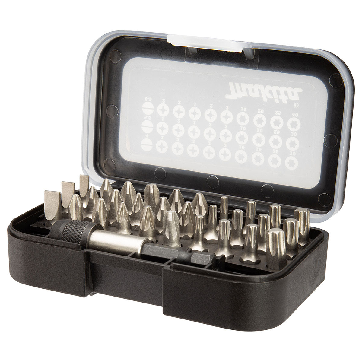 Bộ mũi vặn vít 31 chi tiết Makita D-30667 chiều dài 25mm, đuôi lục giác 6.35mm ( 1/4 inch )