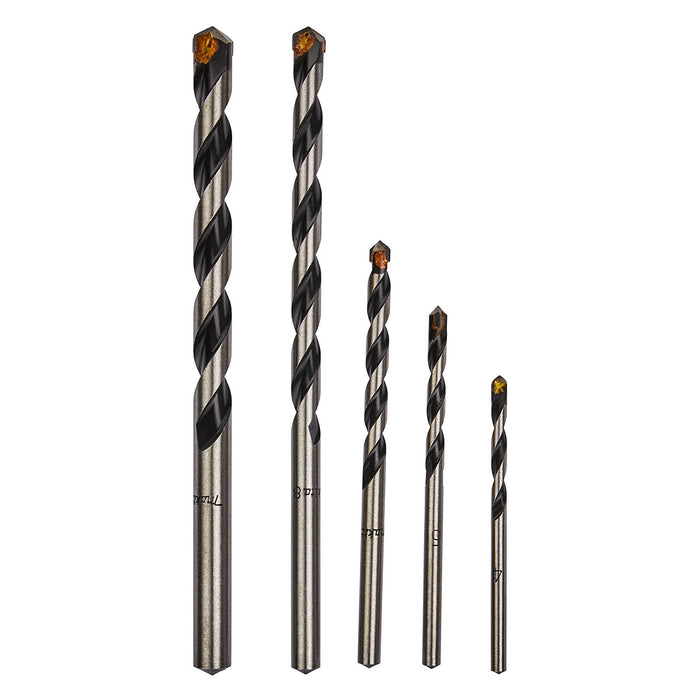 Bộ mũi khoan đa năng TCT 5 chi tiết Makita D-36712 kích thước từ 4mm - 10mm, đuôi trơn