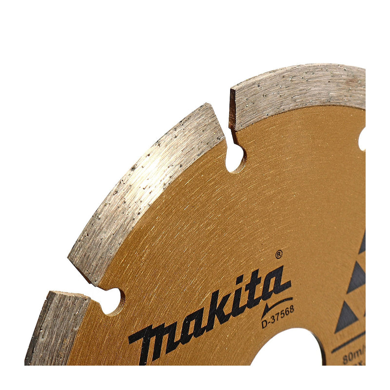Lưỡi cắt kim cương 125mm kiểu răng phân đoạn Makita dùng cho bê tông, lỗ cốt 22.23mm, cắt khô & nước ( Cấp 2 sao )