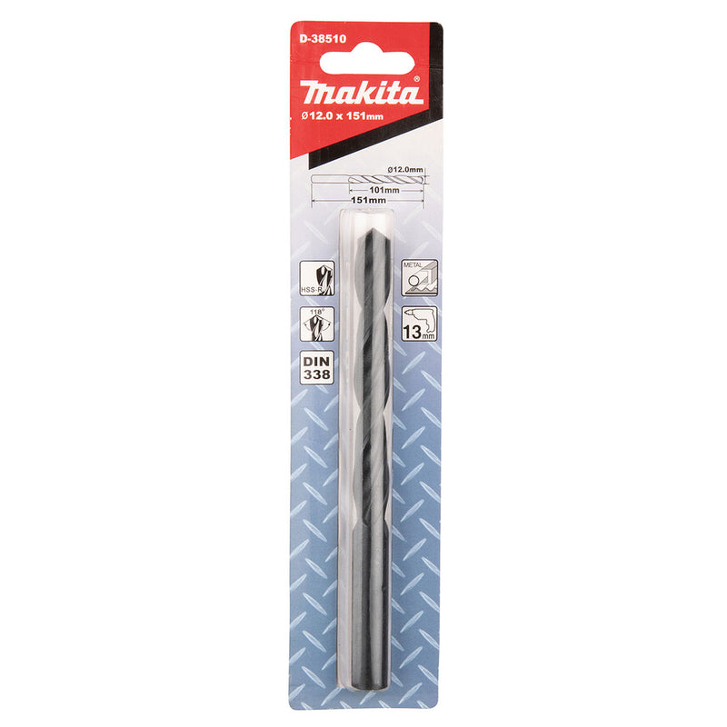 Mũi khoan kim loại HSS-R Makita kích thước từ 4.2mm - 13mm