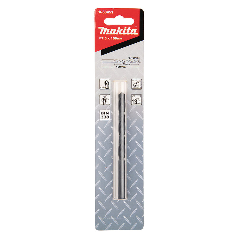 Mũi khoan kim loại HSS-R Makita kích thước từ 4.2mm - 13mm