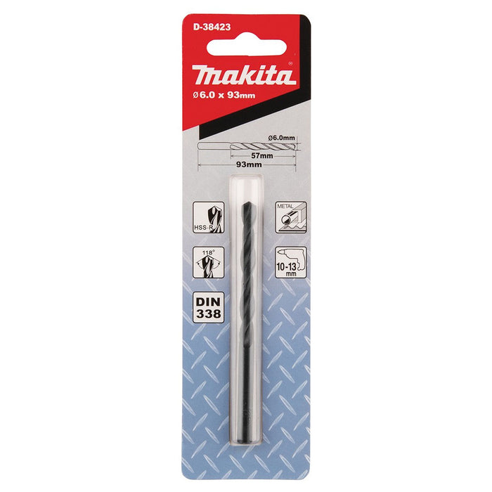 Mũi khoan kim loại HSS-R Makita kích thước từ 4.2mm - 13mm