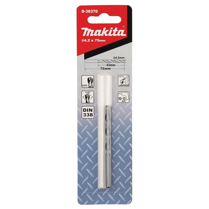 Mũi khoan kim loại HSS-R Makita kích thước từ 4.2mm - 13mm