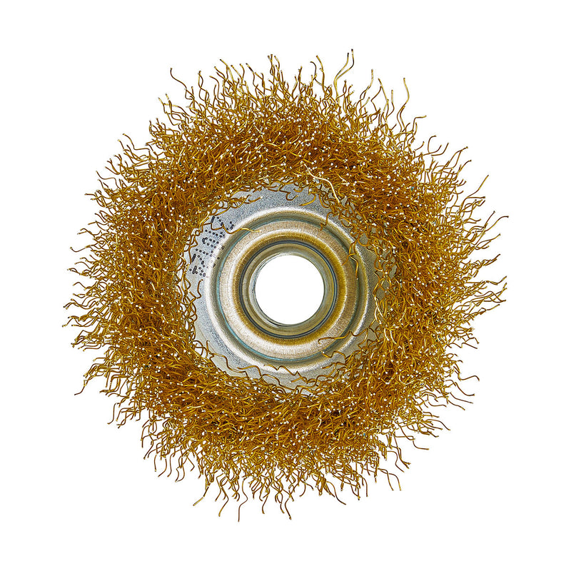 Chổi cước kim loại hình chén, sợi thẳng Makita đường kính từ 60-75mm, cốt M14 dùng cho các máy mài góc 125mm, 150mm ( Cấp 2 sao )