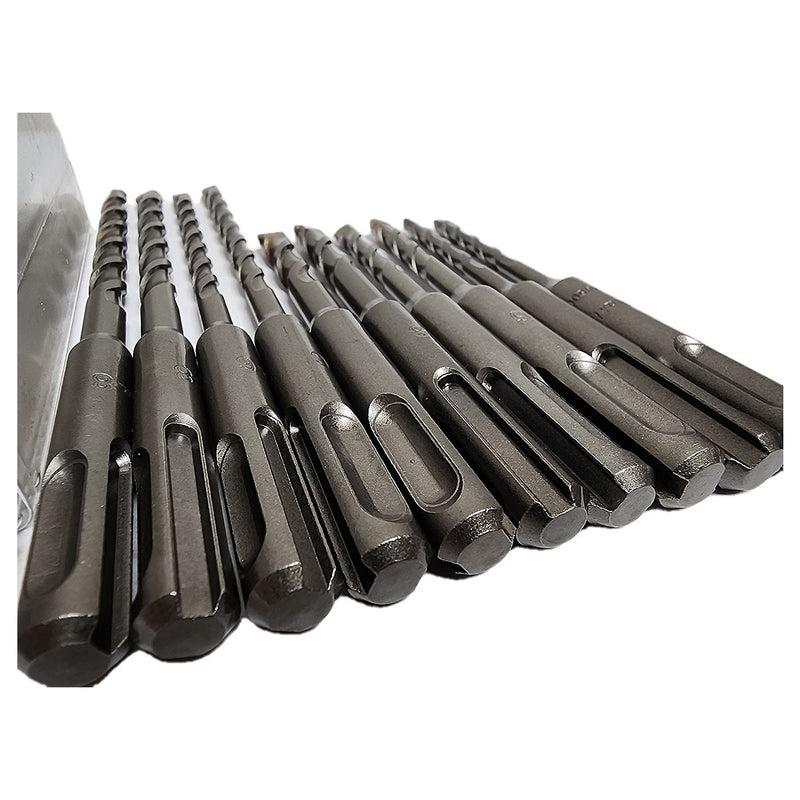 Bộ mũi khoan bê tông TCT 10 chi tiết Makita D-40674 kích thước từ 5mm - 8mm, đuôi gài SDS-Plus