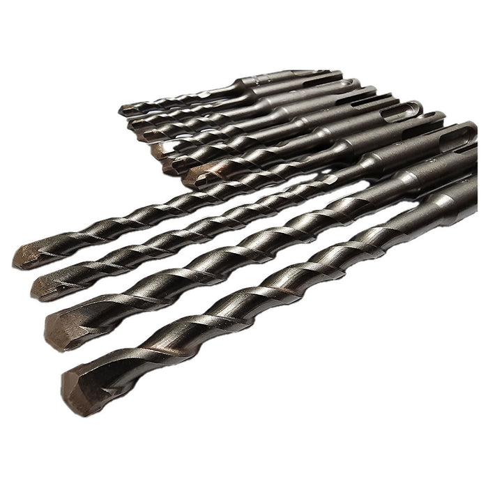 Bộ mũi khoan bê tông TCT 10 chi tiết Makita D-40674 kích thước từ 5mm - 8mm, đuôi gài SDS-Plus