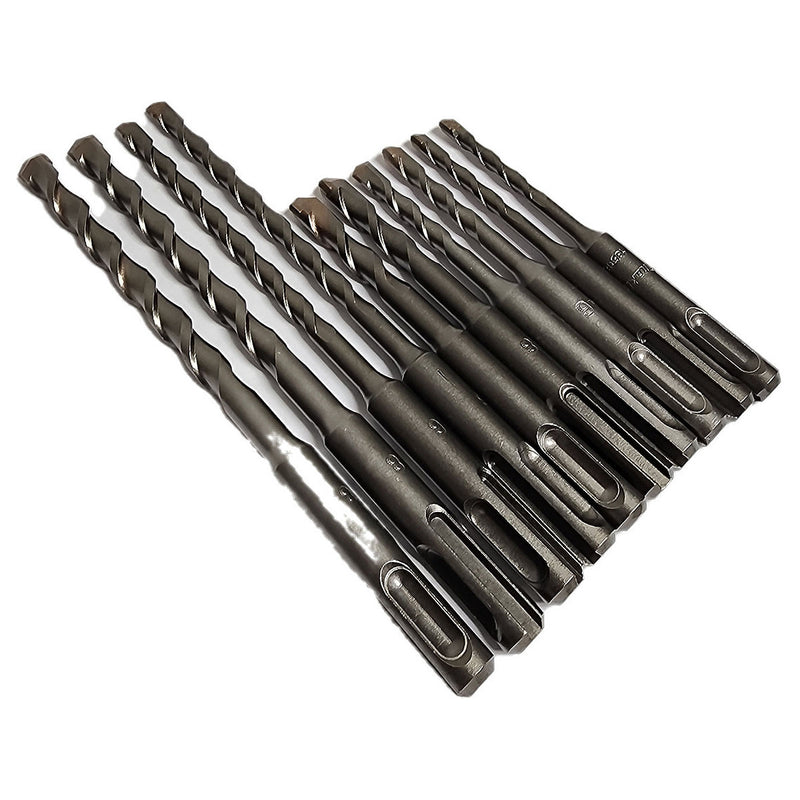 Bộ mũi khoan bê tông TCT 10 chi tiết Makita D-40674 kích thước từ 5mm - 8mm, đuôi gài SDS-Plus