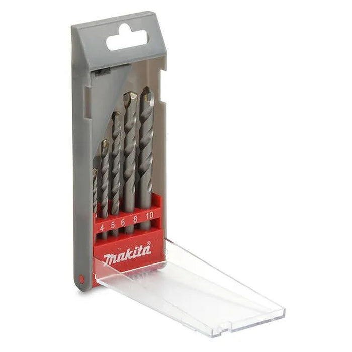 Bộ mũi khoan bê tông TCT 5 chi tiết Makita D-41040 kích thước từ 4mm - 10mm, đuôi trơn