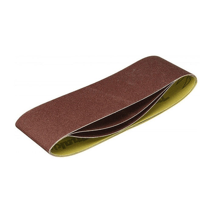 Hộp 3 giấy nhám băng kích thước 100x610mm Makita cho gỗ, sơn, kim loại tương thích với máy Makita 9403, M9400B, 9924DB ( Cấp 2 sao )