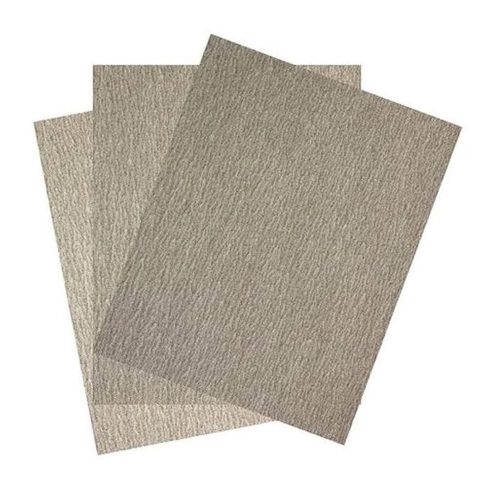 Hộp 100 giấy nhám khổ lớn 230x280mm Makita cho gỗ, nhựa PVC và tẩy sơn bề mặt dùng với đế kẹp ( Cấp 2 sao )