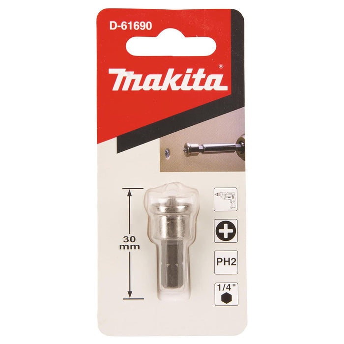 Mũi vặn vít đầu bake Makita D-61690 kích thước PH2 x 30mm, chuyên dùng vặn vít thạch cao