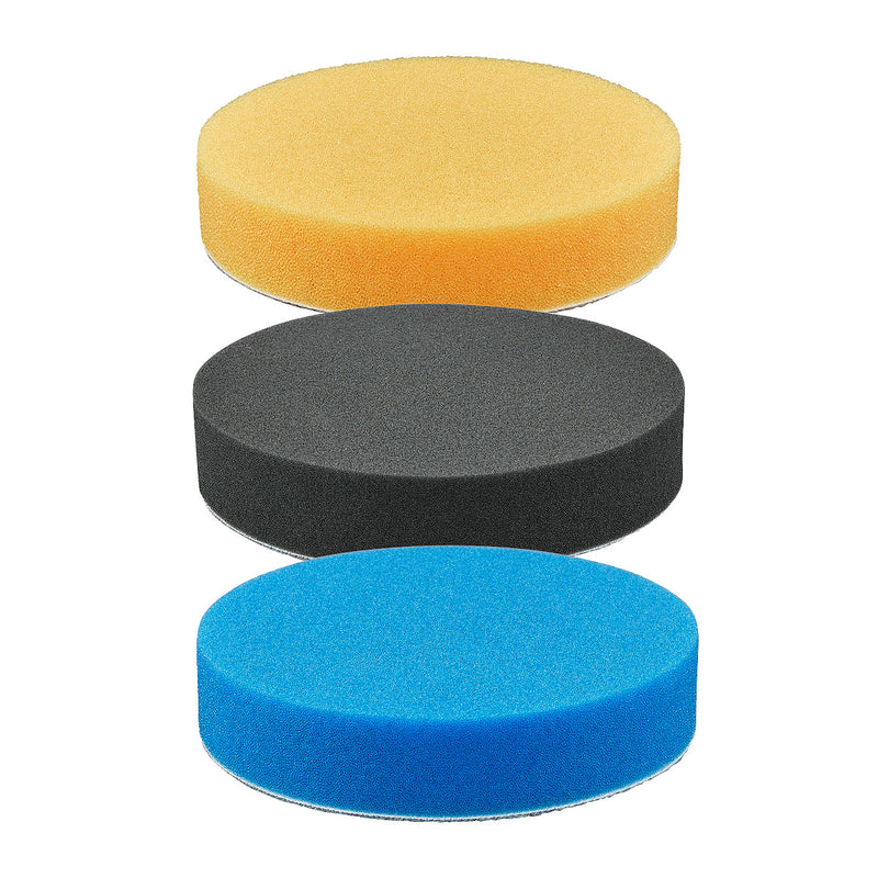 Tấm đế bọt biển bề mặt phẳng dùng đánh bóng Makita đường kính 125mm, loại gai và xù dùng cho máy DPO500, PO5000C ( Cấp 2 sao )