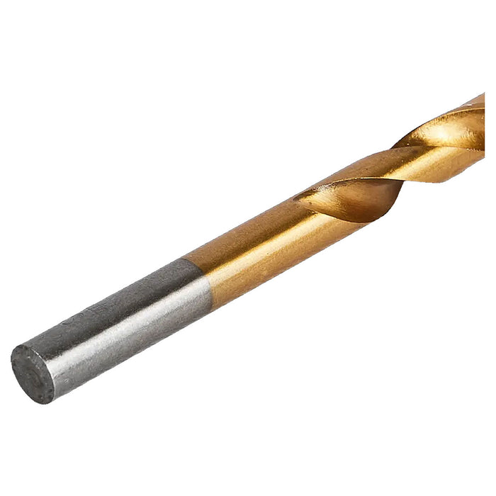 Mũi khoan kim loại HSS-Tin Makita loại kinh tế, kích thước từ 4.5mm - 13mm, đuôi trơn ( cấp 2 sao )